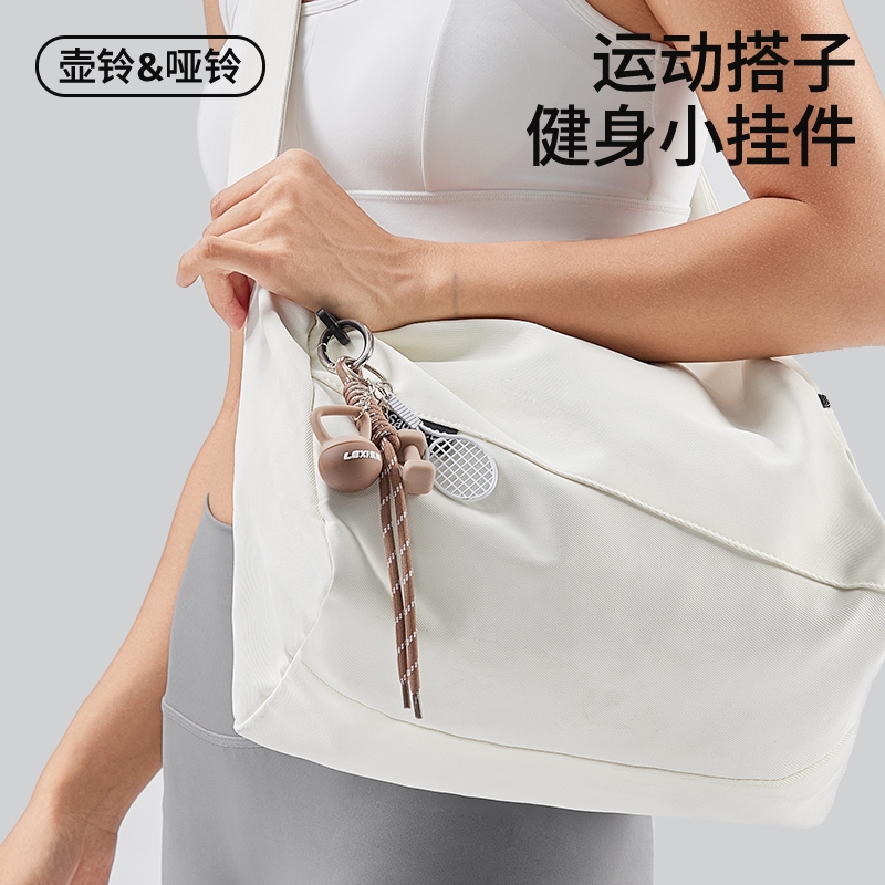 乐系壶铃健身钥匙扣实心小哑铃百搭挂件创意礼物包挂饰纪念小礼品