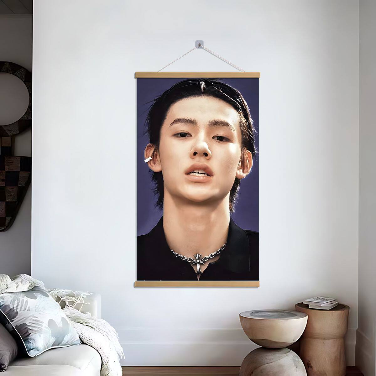 宿舍周边明星同款挂画严成玹Se现代装饰画