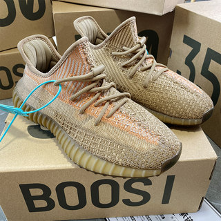 大王椰子鞋350脏橙男女鞋莆田正品og yeezy男士休闲运动鞋子男款