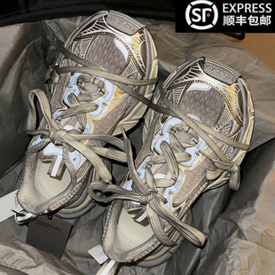 休闲百搭厚底运动鞋 男女2025新款 官方旗舰店正品 巴黎3xl老爹鞋