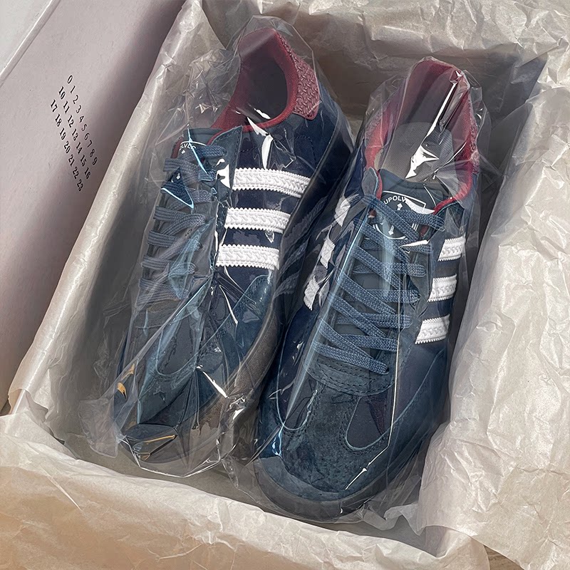 莆田正品高端三杠德训鞋复古阿甘鞋男女2026新款休闲情侣运动板鞋