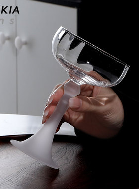 {落星舞杯 夜长阶前无睡}中古杯手作玻璃杯子酒杯鸡尾酒杯子香槟