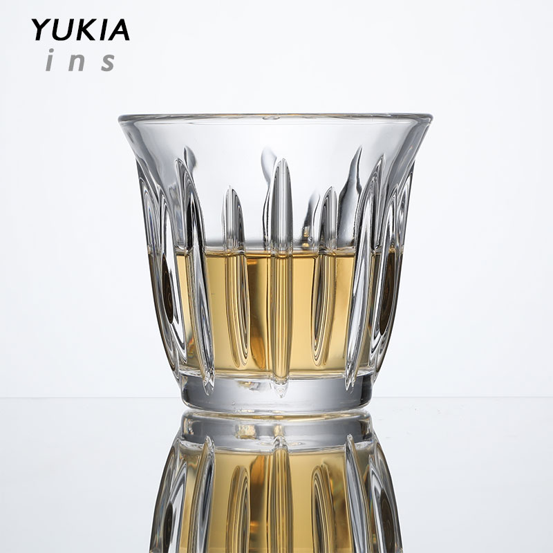 轰炸机钢化杯玻璃中古威士忌杯