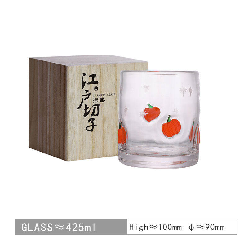 礼物！出口美国Anthropologie玻璃贴片奶茶冷饮果汁杯水杯
