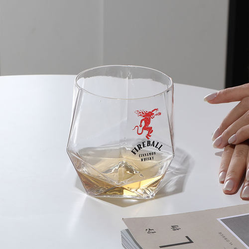 火龙威士忌钻石酒杯美式中古水晶