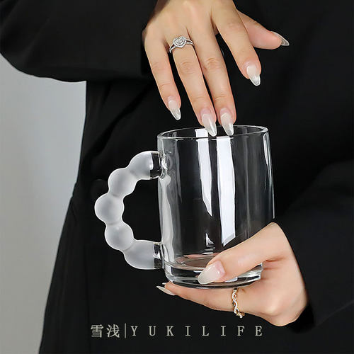 TWIST网红玻璃杯中古杯牛奶杯