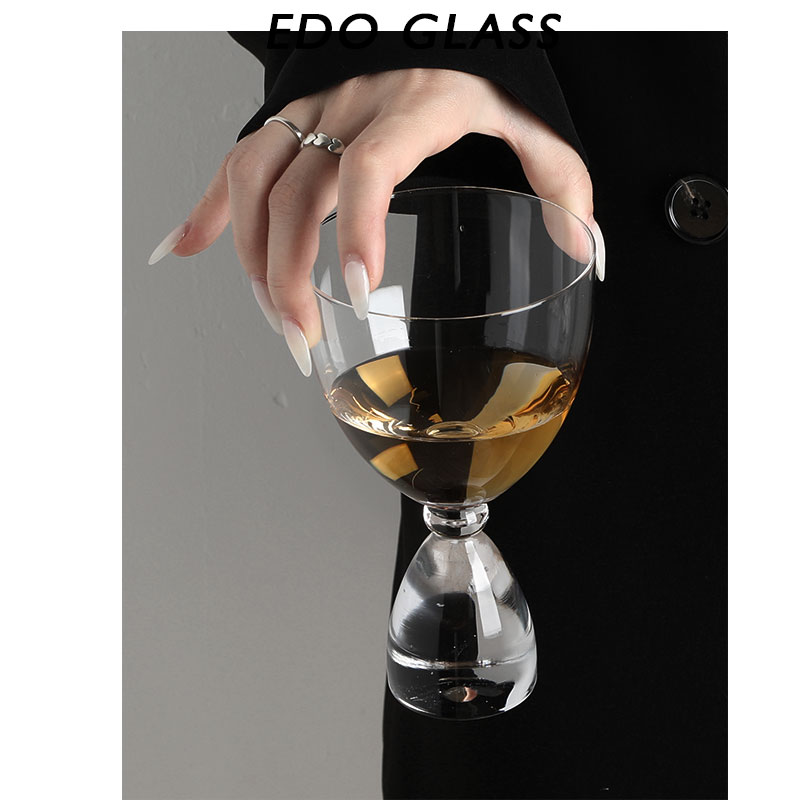 中古水晶玻璃高脚杯子韩式简约