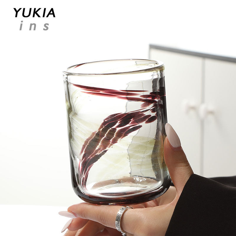 {凤飞翱翔 四海求凰}中古玻璃杯特种硝子杯酒杯啤酒杯vintage1980