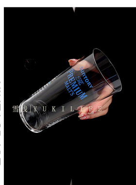 三得利 X 木村超薄酒杯highball精酿啤酒杯子日式嗨棒杯中古杯子