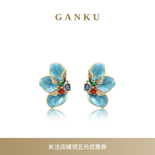 【经典大气】杜鹃花耳环高级感女