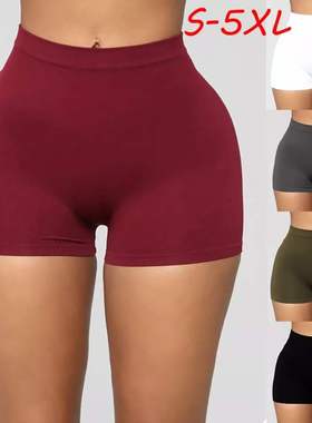 Solid Color Female Girl Exercise Shorts纯色女运动短裤打底裤
