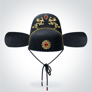 乌纱帽汉服古装帽子明制翼善冠皇帝状元帽可调节婚礼新郎官帽原创