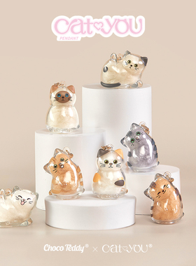 Cat&You宠物毛发收集器挂件系列盲盒猫咪公仔挂件可爱钥匙扣礼物