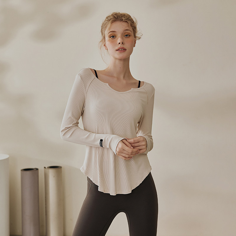 movingtime健身服女瑜伽上衣T恤宽松显瘦跑步普拉提训练运动长袖,运动服/休闲服装,健身衣,淘宝优惠券,粉丝福利购,淘宝优惠卷