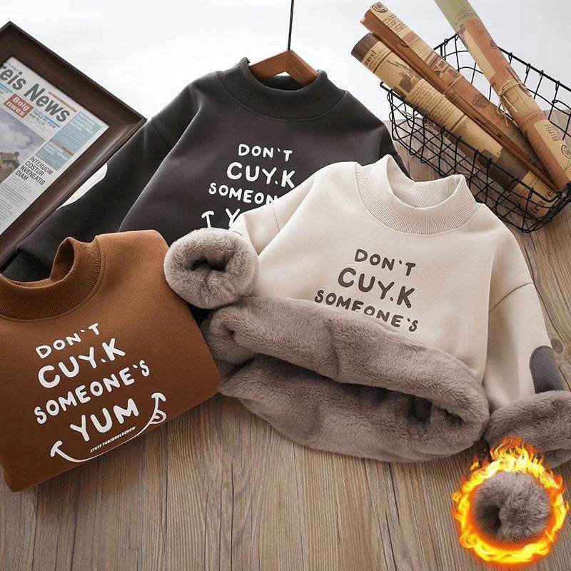 男童童装高领加绒卫衣卫衣加绒冬季儿童加厚羊羔绒中大童保暖上衣,运动/瑜伽/健身/球迷用品,情侣装泳衣,淘宝优惠券,粉丝福利购,淘宝优惠卷