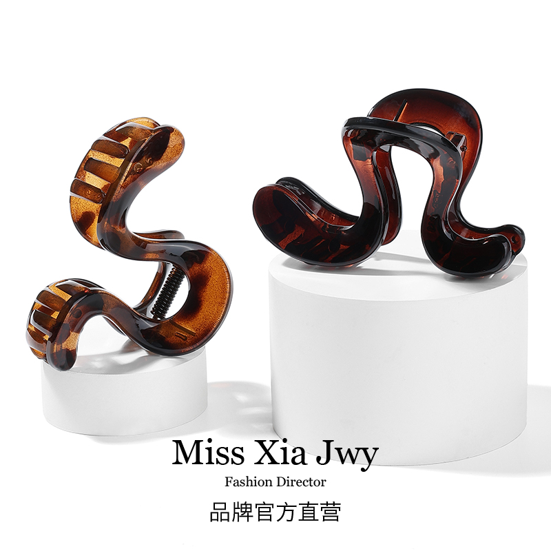 运动高马尾抓夹不塌发固定神器女