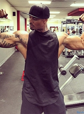 Men vest summer Man gym clothes Singlet男Crossfit背心tanktop