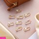 set non American European bone ear earrings pierced clips