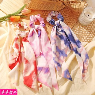 Ribbon Head rope female disc hair ring Rubber band大肠圈发绳