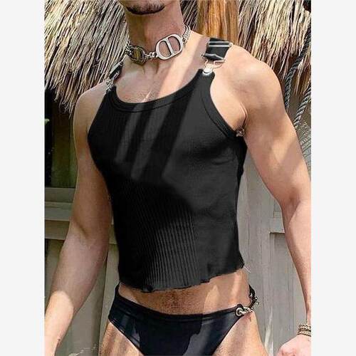 2024夏季新款欧美男士弹