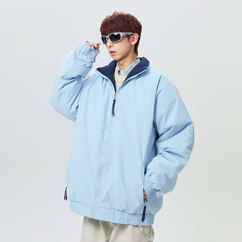 STA连帽防风立领棉袄外套保暖冬