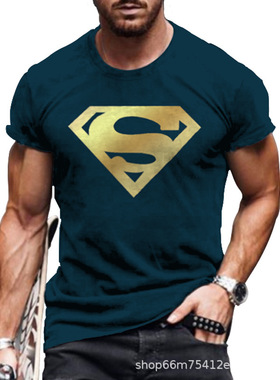 2021 summer round neck personality short-sleeved T-shirt men