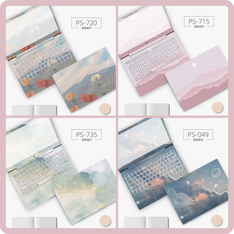 电脑贴纸ins风女戴尔简约拯救者