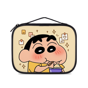 蜡笔小新平板收纳包ipadair5适用小米平板6pro手提包华为matepad11内胆包苹果pro12.9寸外带包mini6保护套/袋