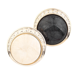 高端奢华大衣扣子女式呢子风衣外套毛衣开衫漂亮的大纽扣上衣配件