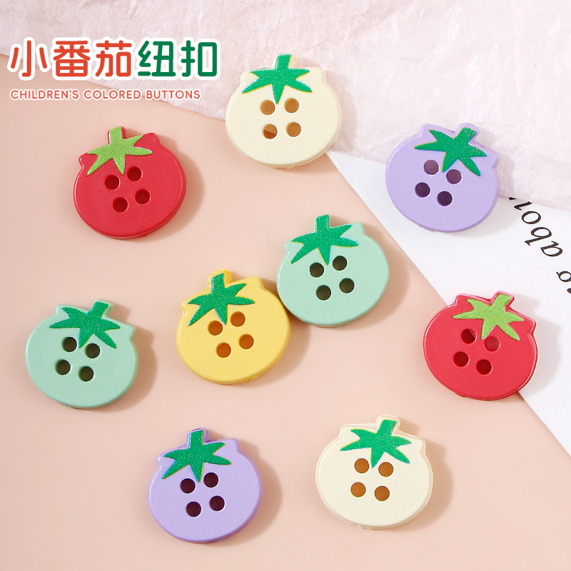 儿童衣服纽扣宝宝婴儿毛衣开衫衬衫卫衣外套彩色卡通四眼扣子配件