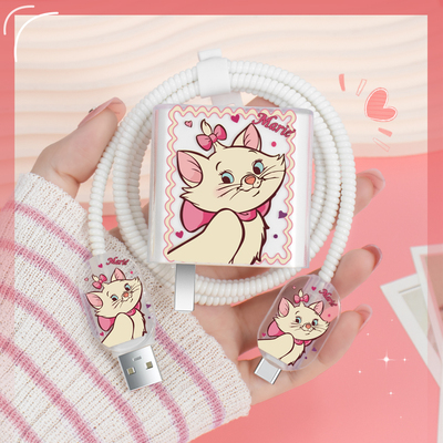 适用OPPO100W充电器数据线保护套