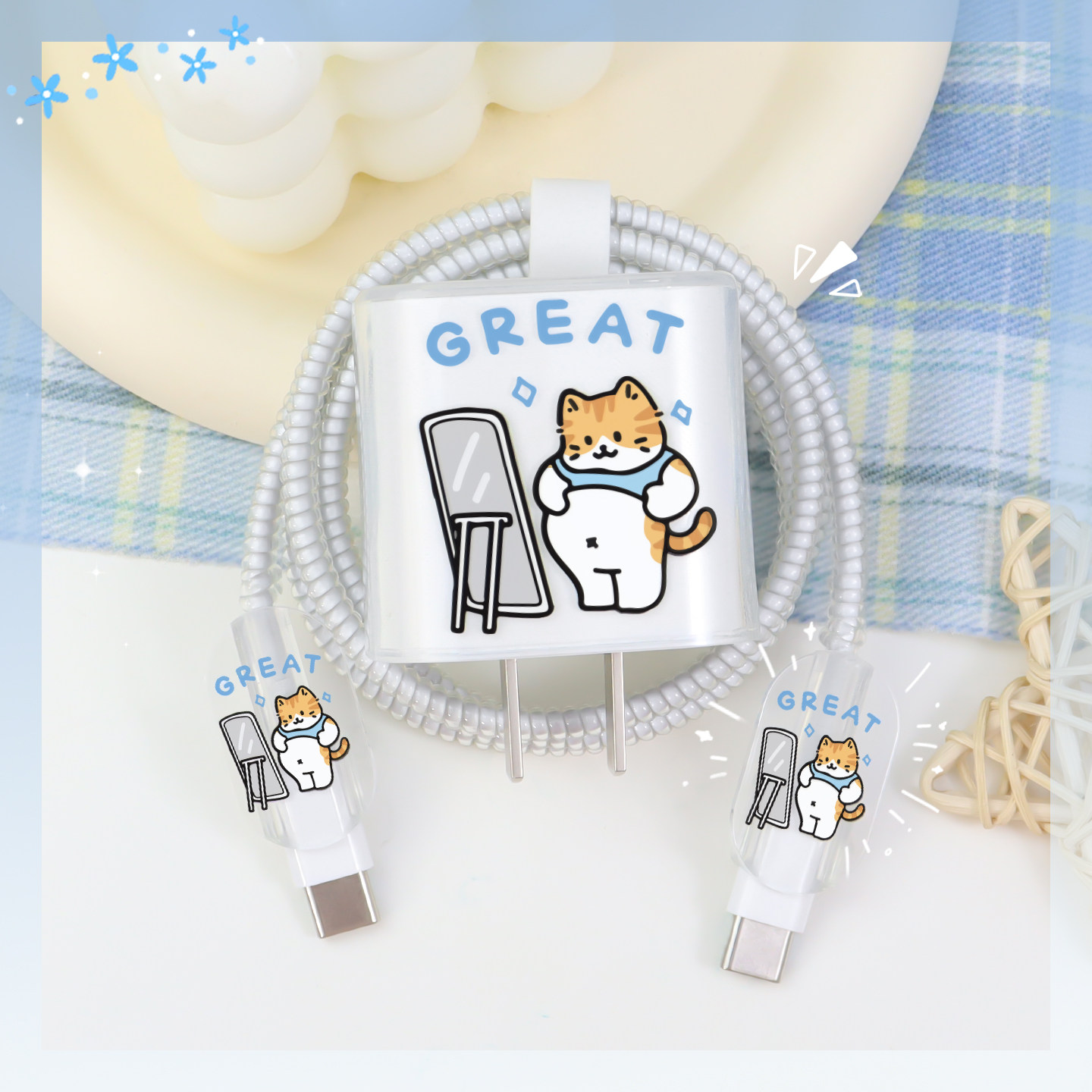 适用红米turbo4充电器充电线保护套90W红米turbo3/红米k80手机壳耐脏透明全包红米k90promaxk90通用数据绕绳,3C数码配件,耳机绕线器,淘宝优惠券,粉丝福利购,淘宝优惠卷