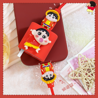 充电器数据线保护套可爱硅胶新款