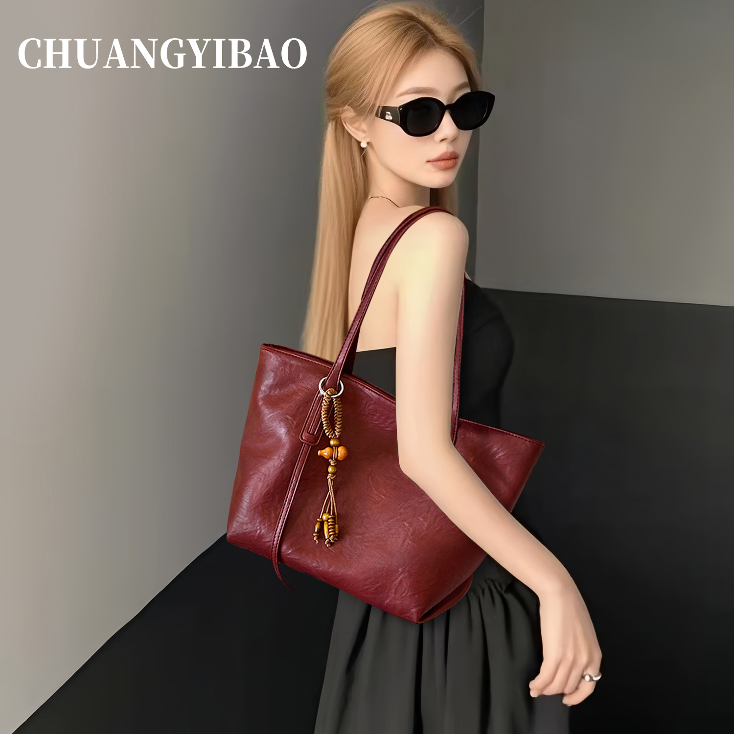 【品牌直营】大容量轻奢托特包