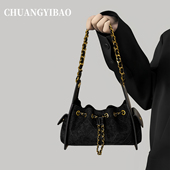 小众菱格链条腋下包包女2025新款 百搭大容量通勤单肩包洋气斜挎包