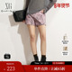 女装 新款 印花直筒短裤 雪歌XK102030B296淑女风休闲裤 2025春季