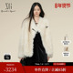 雪歌XK435002A760浅米色长袖 皮草2025冬季 新款 羊毛革外套女装