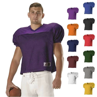 美式橄榄球训练罩衣Alleson Jersey成人训练防刮伤套甲球衣外套