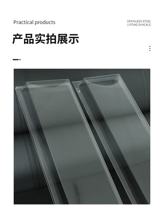 净化灯罩 洁净荧光灯罩T8/T5直边斜边PVC透明净化灯罩LED净化灯罩