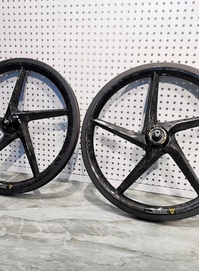 卡本仙CARBONICIAN五刀轮碳纤维五柱轮5spoke小布349轮组3速7速