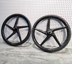 卡本仙CARBONICIAN五刀轮碳纤维五柱轮5spoke小布349轮组3速7速