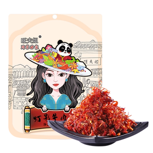 四川特产灯影牛肉丝香辣味
