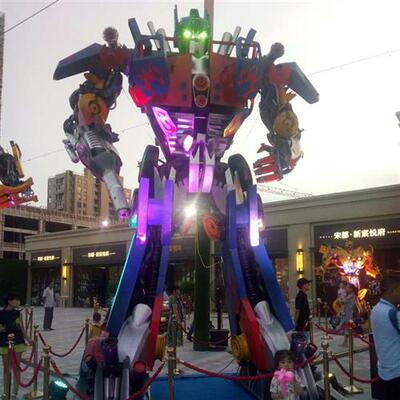 供应大型变型金刚擎天柱米机器人雕塑公园游乐场招揽人气模型