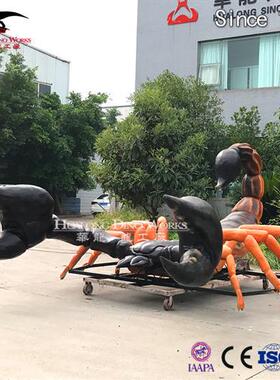 沙漠巨蝎仿真昆虫摆件庭院庭院玻璃钢模型户外造景场景搭建