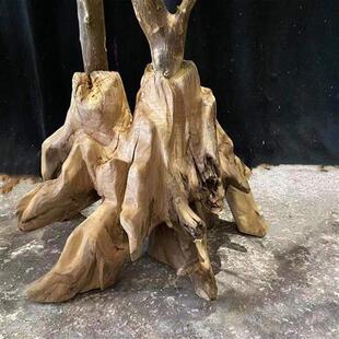 仿真米兰树大型仿真树酒店会所家居装饰落地假树盆景枯根套装