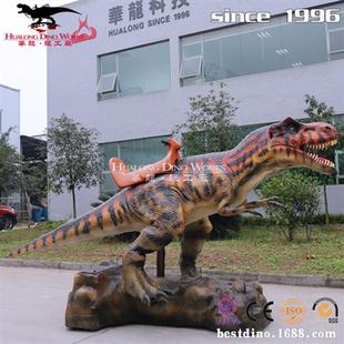 商场景区广场仿真骑乘恐龙游乐园M机械电动霸王龙亲子互动产品.