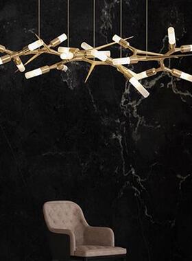 定制异形吊灯售楼部沙盘潜水艇装饰酒店大堂商场宴会厅玻璃管灯具