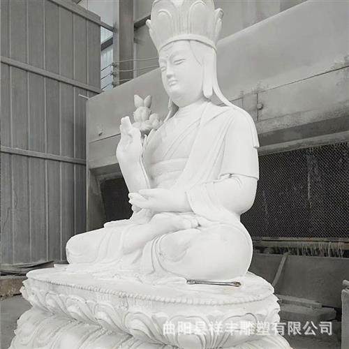 大型地藏王石雕汉白玉菩萨佛像宗教寺庙供奉铸铜镀金四面佛像厂家