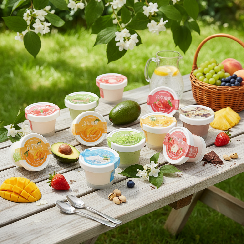 干噎酸奶挖着吃的厚酸奶希腊冷萃