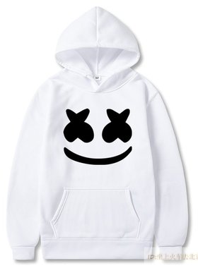 marshmello连帽卫衣 Full Zipper Hoodie Sweatshirt Jacket Coat